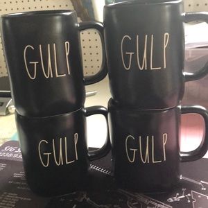 Rae Dunn coffee mugs (4)